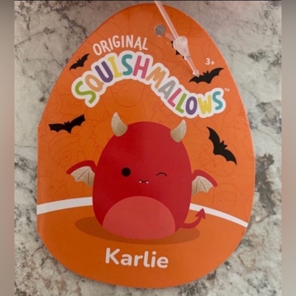 Squishmallow Karlie Devil Bat 4.5” Halloween NWT - Picture 3 of 4